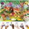 70 Pcs Search and Find Riddle Puzzles with Cards for Kids | Bugs
